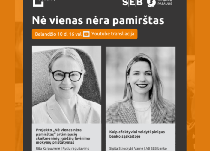 LR Prezidento Gitano Nausėdos globojamas projektas „Nė vienas nėra pamirštas“  ir vėl Jus kviečia...