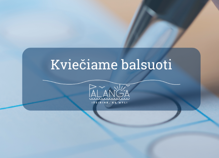Kviečiame balsuoti už bendruomenių iniciatyvas