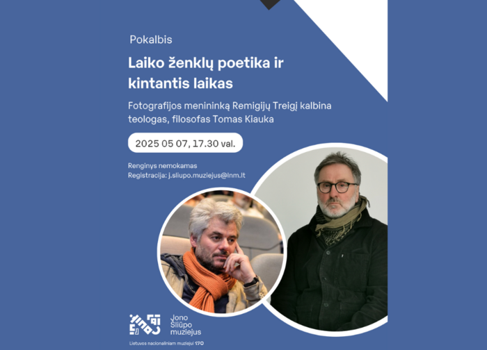 Pokalbis „Laiko ženklų poetika ir kintantis laikas“