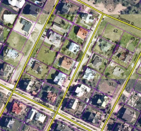 Rengiamas žemės sklypo Vidurdienio g. 39, Palangoje, formavimo ir pertvarkymo projektas