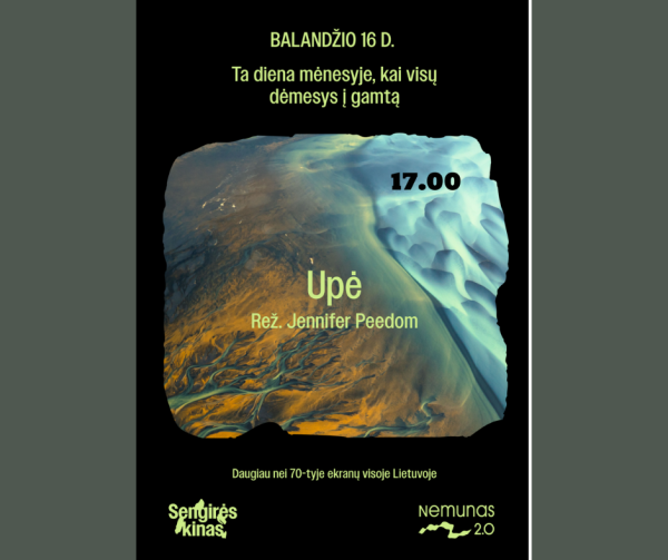 Sengirės kinas Palangos viešojoje bibliotekoje: „Upė“