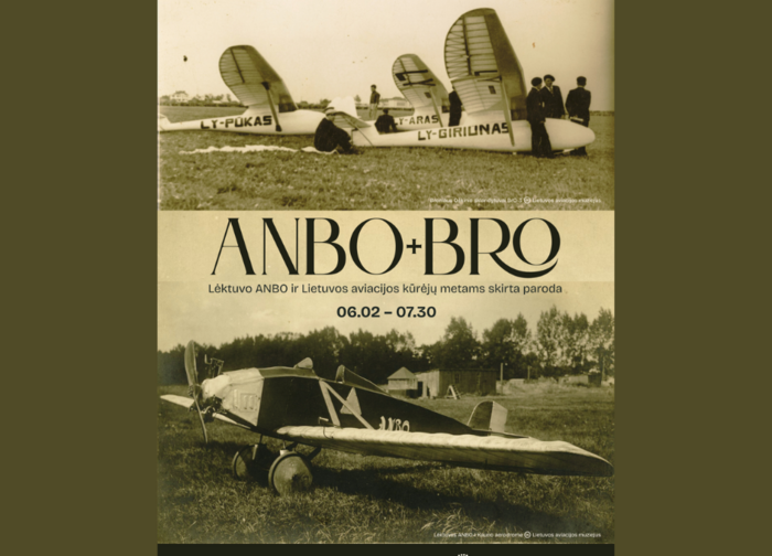 Jungtinė paroda „ANBO+BRO“ – susipažinkite su Lietuvos aviacijos istorija