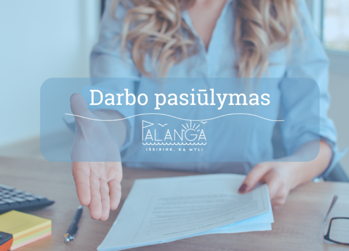 Skelbiamas valstybės tarnautojo poreikis į Švietimo skyriaus vyriausiojo specialisto pareigas...