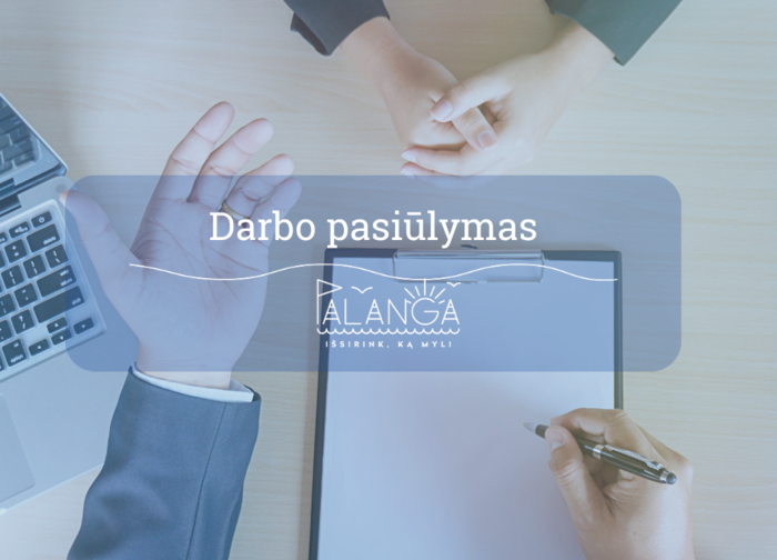 Skelbiamas konkursas savivaldybės biudžetinės įstaigos Palangos jaunimo ir savanorystės centro...