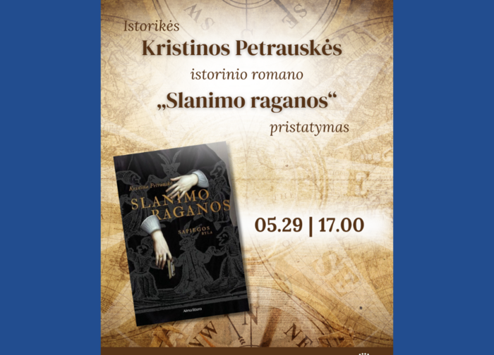 Kristinos Petrauskės istorinio romano „Slanimo raganos“ pristatymas