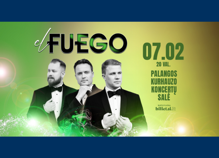 Liepos 2 dieną antras el Fuego pasirodymas Palangoje
