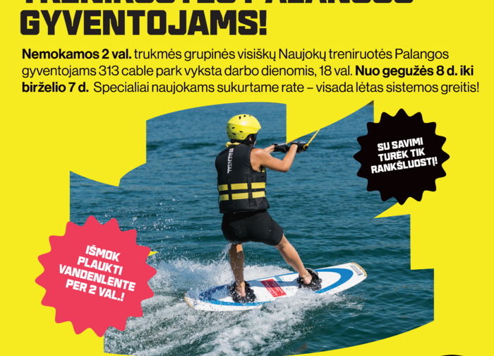 Nemokamos treniruotės Palangos gyventojams