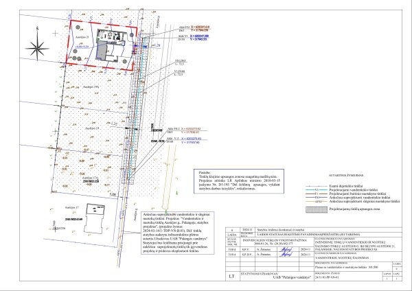 Visuomenės informavimas apie numatomą inžinerinių tinklų-vandentiekio ir nuotekų šalinimo tinklų...
