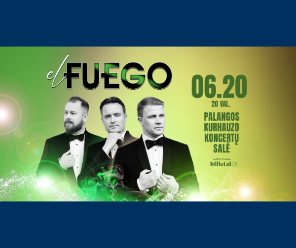 Birželio 20 dieną el Fuego atvyksta į Palangą