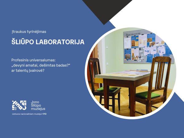 Muziejus kviečia kartu tyrinėti Šliūpo laboratorijoje