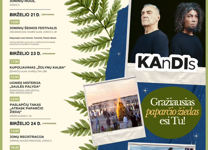 Kupoliavimo paslaptys ir išskirtinis Joninių laužas Šventojoje. Programa