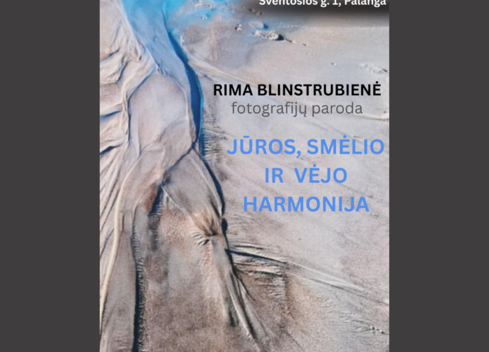 Šventosios bibliotekoje - Rimos Blinstrubienės fotografijų paroda „Jūros, smėlio ir vėjo harmonija“