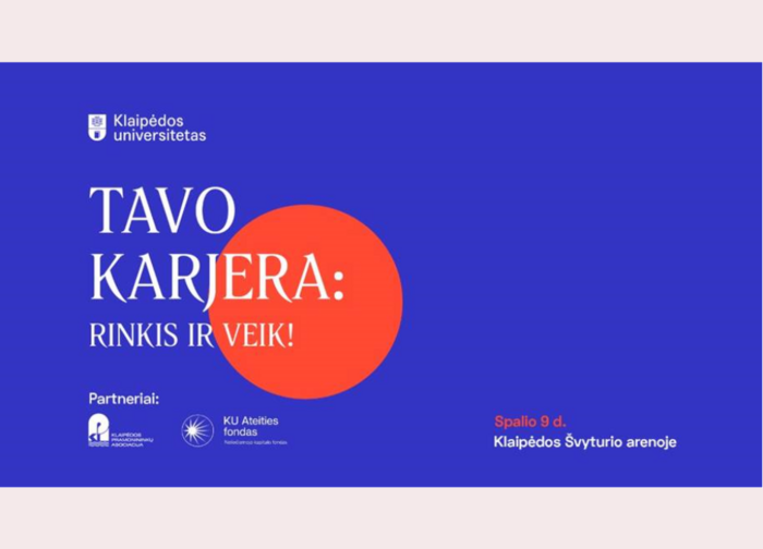 Kviečiame įmones pristatyti savo veiklą bei karjeros galimybes jaunuoliams