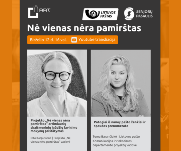 Kviečiame dalyvauti nuotolinėje paskaitoje "Patogiai iš namų: pašto ženklai ir spaudos...