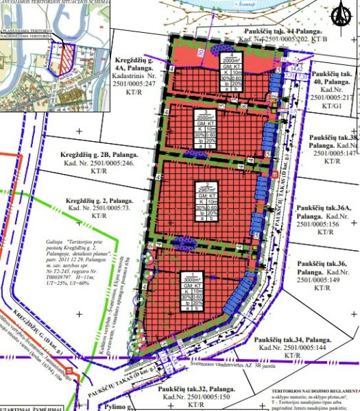 Pakoreguoti Šventosios gyvenvietės detaliojo plano koregavimo žemės sklypuose Paukščių takas 7,...