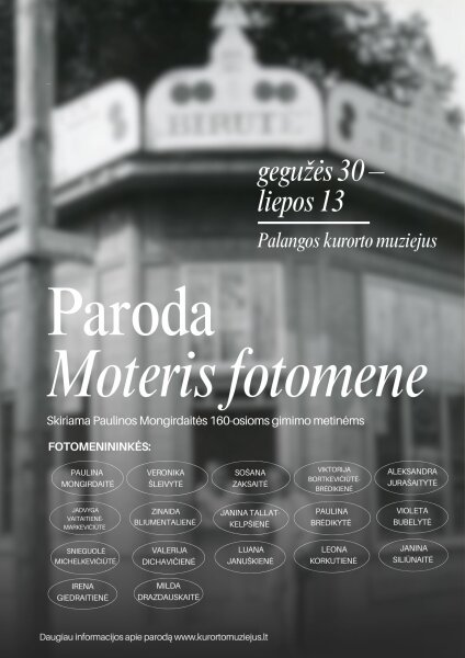 Kviečiame į parodą „Moteris fotomene“