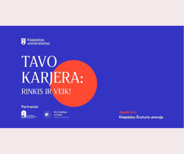 Kviečiame įmones pristatyti savo veiklą bei karjeros galimybes jaunuoliams