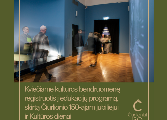 Čiurlionio gimtadienį kultūros bendruomenė kviečiama švęsti kuriant naują tradiciją – Kultūros dieną