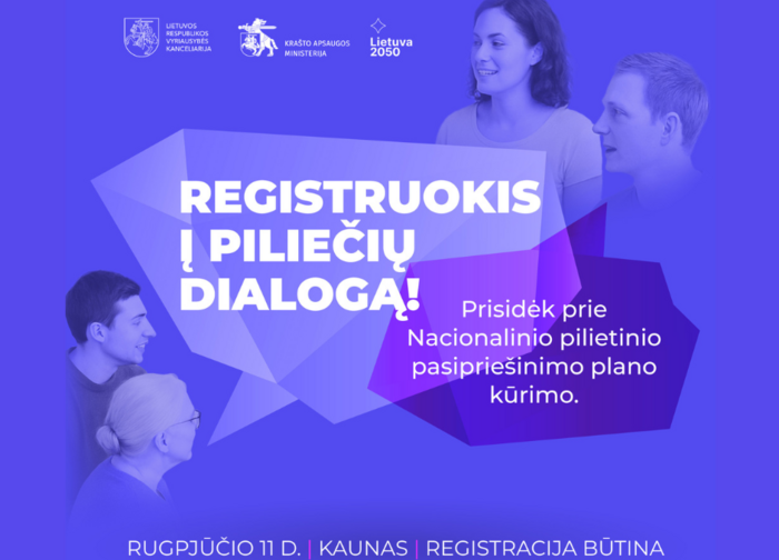 Piliečių dialogas: koks turi būti mūsų pilietinis pasirengimas?