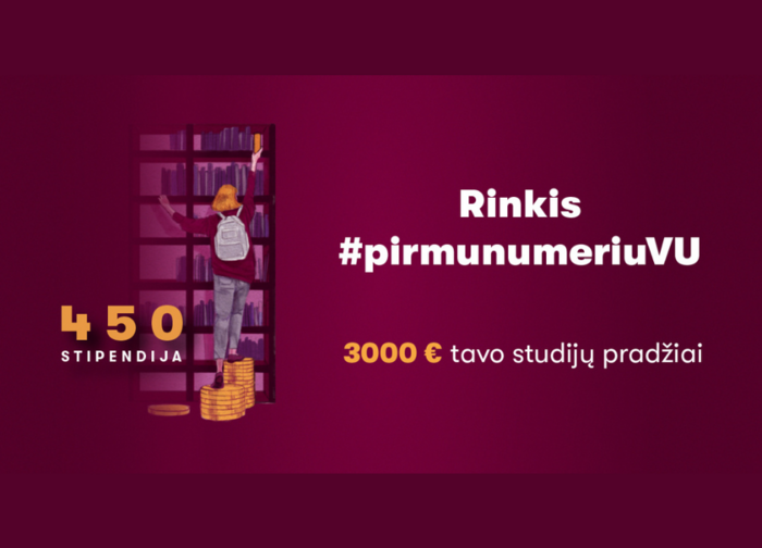 Vilniaus universiteto 450-mečio stipendija studentams, turintiems finansinių sunkumų