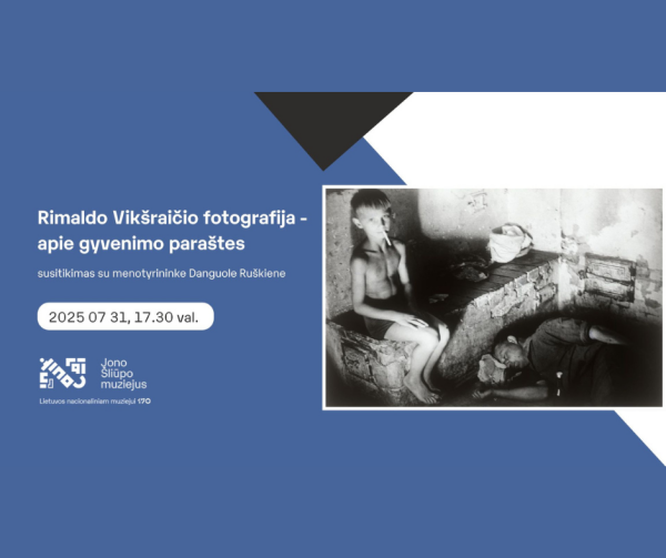 Jono Šliūpo muziejuje susitikimas su menotyrininke Danguole Ruškiene „Rimaldo Vikšraičio...