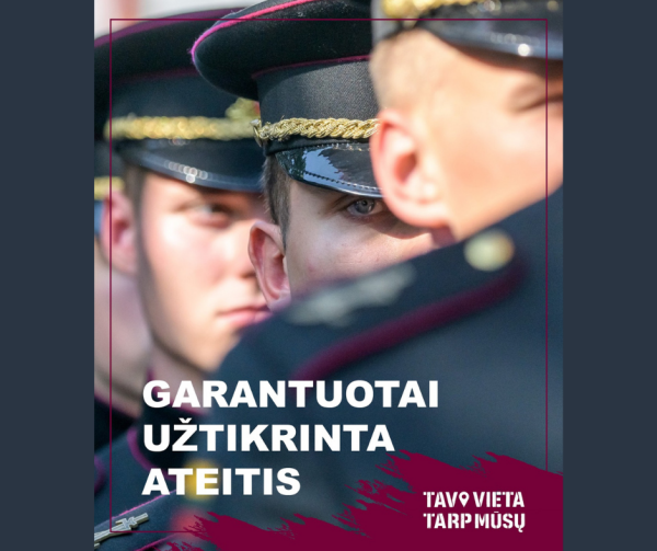 Kurk ateitį Lietuvos karo akademijoje!