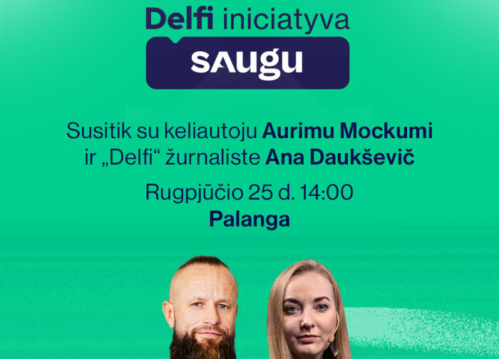 „Delfi“ iniciatyva „Saugu“ kviečia į susitikimą Palangoje: ar žinote, kaip elgtis ekstremaliose...