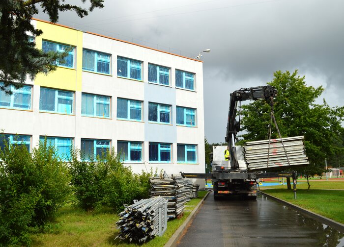 Mieste intensyviai tvarkomi švietimo įstaigų pastatai