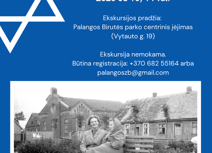 Palangos žydų bendruomenė kviečia į ekskursiją „Palangos žydų paveldo pėdsakais“