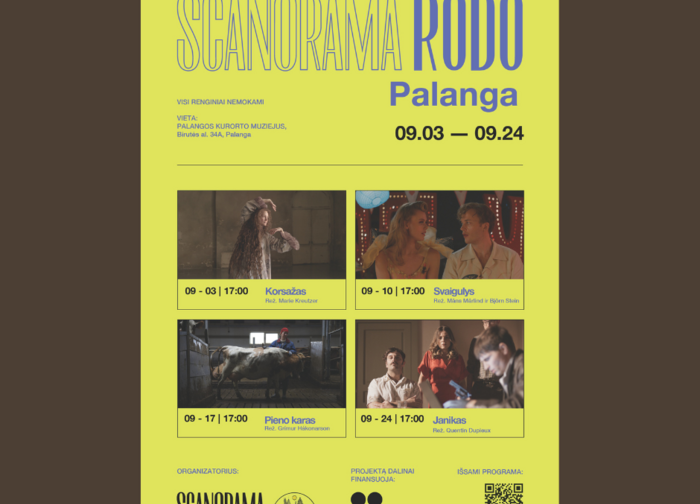 Europos kino festivalis „Scanorama“ Palangos kurorto muziejuje