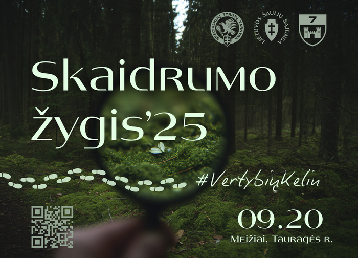 Kviečiame dalyvauti „Skaidrumo žygyje‘25“ Tauragės rajone