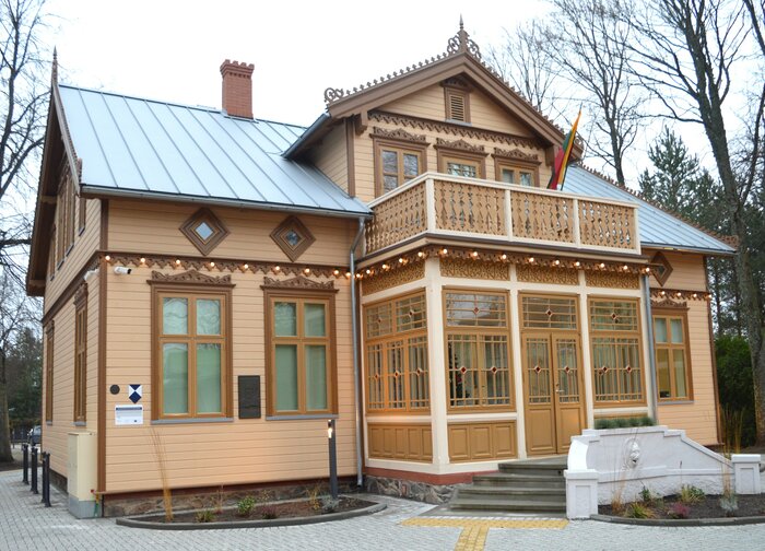 Tiškevičių statyta vila, kurioje gyveno pirmasis Palangos burmistras