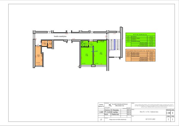 Visuomenės informavimas apie parengtą gyvenamojo namo, (Unik. Nr. 2597-8001-3014) Ganyklų g. 69,...