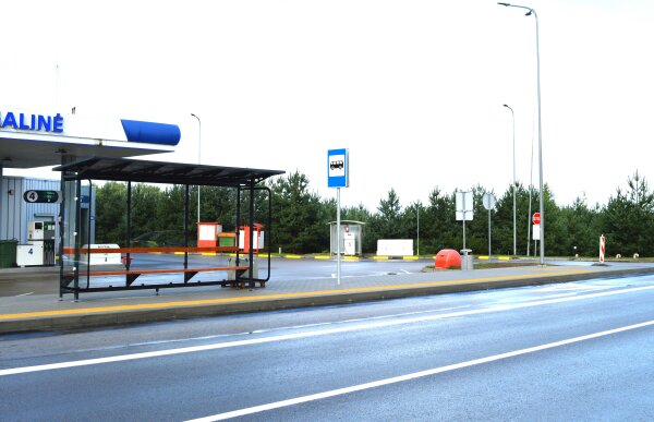 Elijos gatvėje įrengta moderni autobusų stotelė
