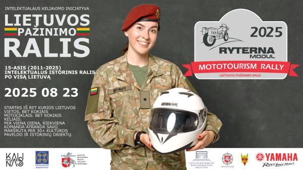 Kvietimas dalyvių komandoms atstovauti Palangai Ryterna Modul Mototourism Rally 2025