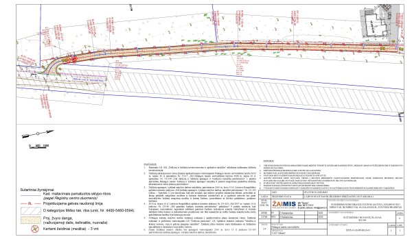 Visuomenės informavimas apie parengtą susisiekimo komunikacijų statinių (gatvių), atkarpos nuo...