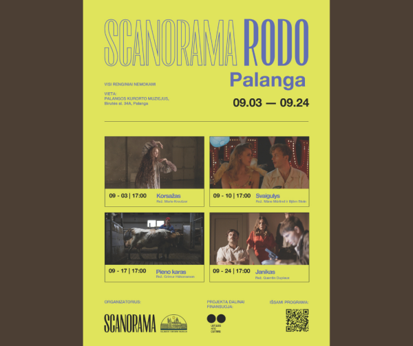 Europos kino festivalis „Scanorama“ Palangos kurorto muziejuje