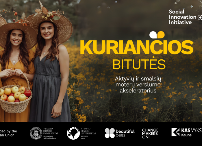 Kvietimas 18–29 m. regiono moterims: registracija į „Kuriančios bitutės“ programą iki 2025 m....