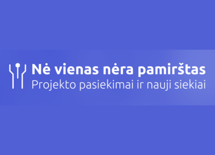 Nacionalinio skaitmeninio raštingumo projekto "Nė vienas nėra pamirštas“ transliacija 