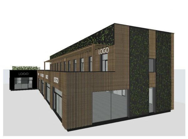 Visuomenės informavimas apie numatomą komercinės paskirties grupės prekybos pastato su paslaugų...