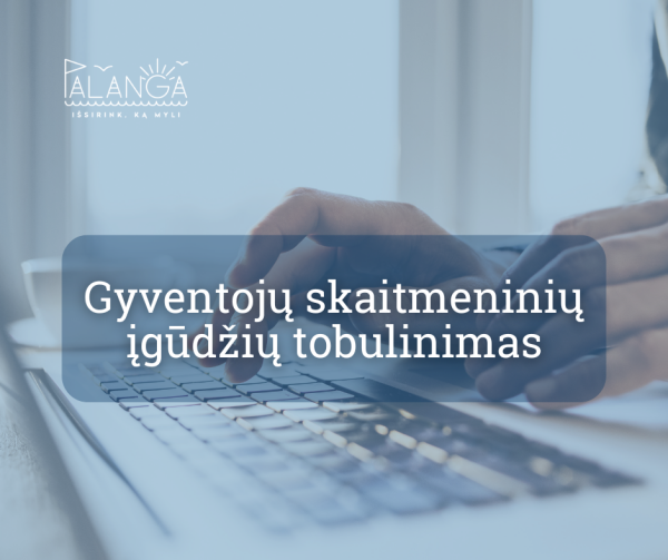 Kvietimas dalyvauti skaitmeninių įgūdžių mokymuose 