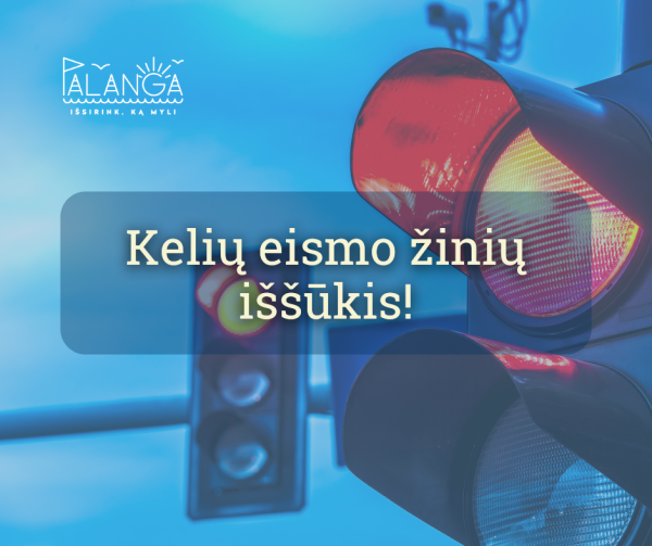 Kviečiame į visuotinį Kelių eismo taisyklių pasitikrinimą