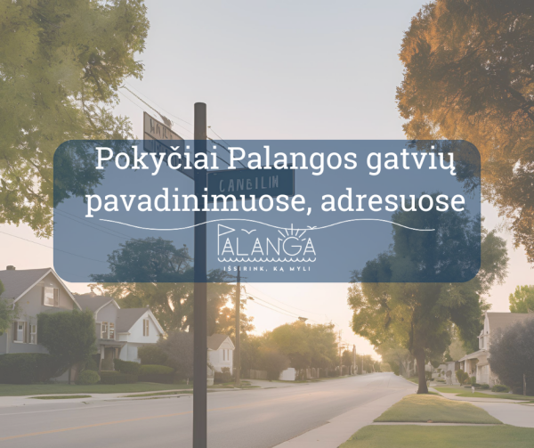 Keičiamas žemės sklypo adresas