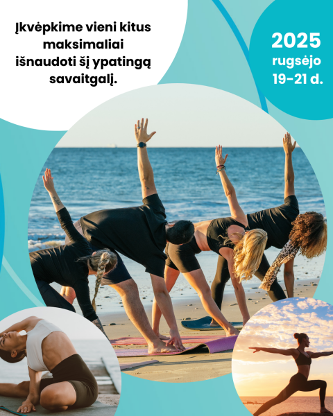 Pasaulinis sveikatingumo savaitgalis Palangoje: trys dienos pasimėgauti sveikatinimosi džiaugsmu...