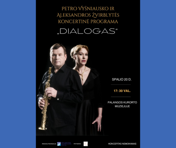 Petras Vyšniauskas ir Aleksandra Žvirblytė pristato muzikinę programą „Dialogas“