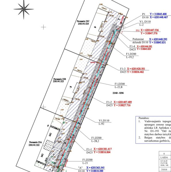 Visuomenės informavimas apie parengtą inžinerinių tinklų-vandentiekio ir nuotekų šalinimo tinklų...