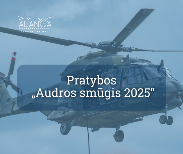 Spalio 13–31 d. Lietuvos kariuomenės Karinės jūrų pajėgos organizuoja pratybas „Audros smūgis 2025“