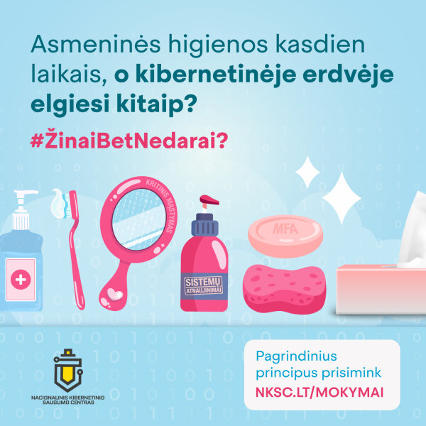 Spalis – kibernetinio saugumo mėnuo
