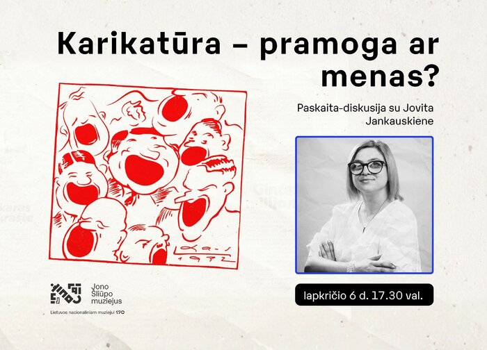 Paskaita-diskusija su Jovita Jankauskiene KARIKATŪRA – PRAMOGA AR MENAS?