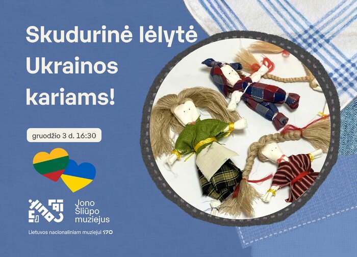 Skudurinė lėlytė Ukrainos kariams!